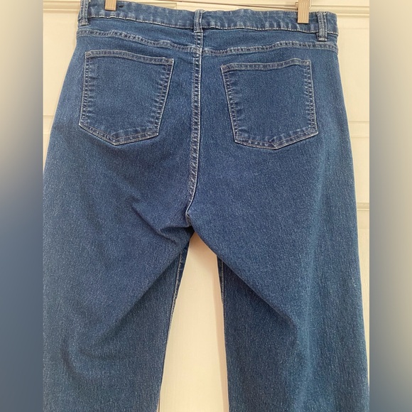 Basic Additions Blue Jeans s.10 cropped flared cutoffs excellent condition $95 - Picture 7 of 11